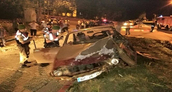 Çaycuma’da trafik kazası 2 yaralı