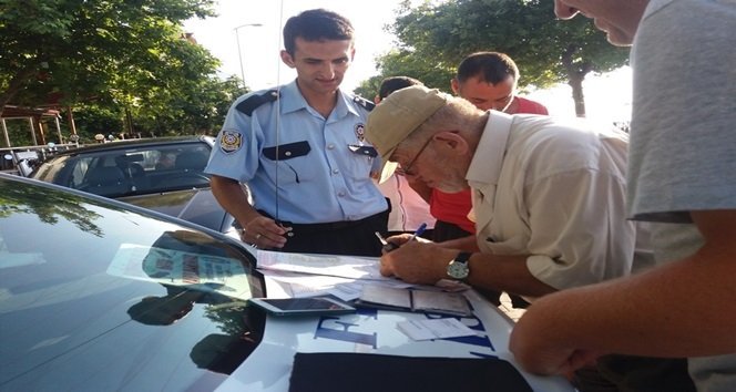 Maddi hasarlı trafik kazası