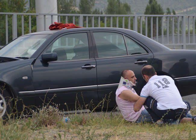KASTAMONU'NUN TOSYA İLÇESİ AKÇAKAVAK KÖYÜ YAKINLARINDA MEYDANA GELEN TRAFİK KAZASINDA 2 KİŞİ AĞIR YARALANDI. (SEDAT AĞACIKOĞLU/KASTAMONU-İHA)