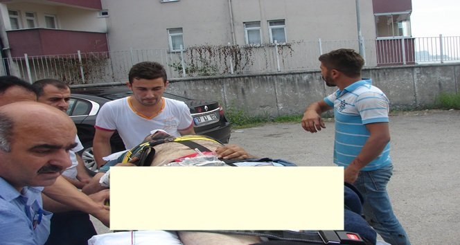 Direkten düşen işçi ağır yaralandı