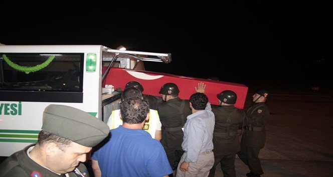 Şehidin naaşı Zonguldak’a getirildi