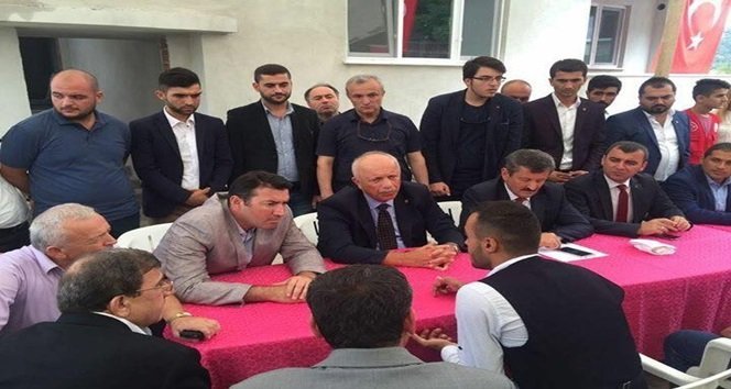 Milletvekillerinden şehit ailelerine ziyaret