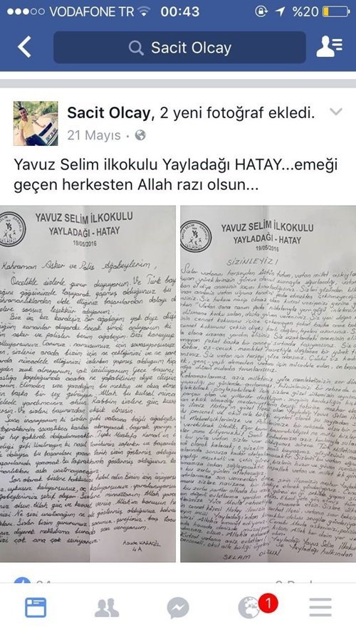 ÖĞRENCİLERDEN DUYGUSAL MEKTUP (İHA/ZONGULDAK-İHA)