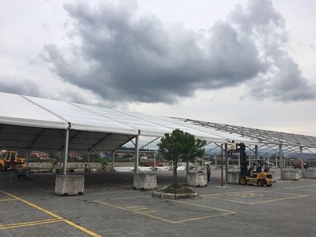 ÇAYCUMA İLÇESİNDE YAPILMASI PLANLANAN FUARIN HAZIRLIKLARI SÜRÜYOR (EMRAH YILDIZ/ZONGULDAK-İHA)