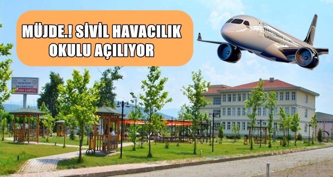 BEÜ Çaycuma’ya Sivil Havacılık Okulu Açıyor