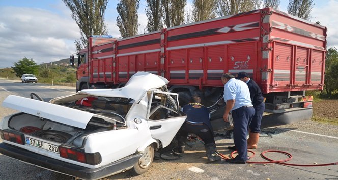 Kastamonu’da trafik kazası: 1 ölü, 1 yaralı