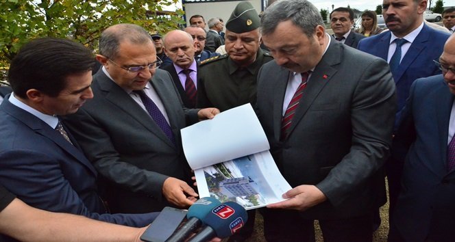 İlçe Emniyet Müdürlüğü ve emniyet müdürlüğü ek hizmet binası inşaatında inceleme