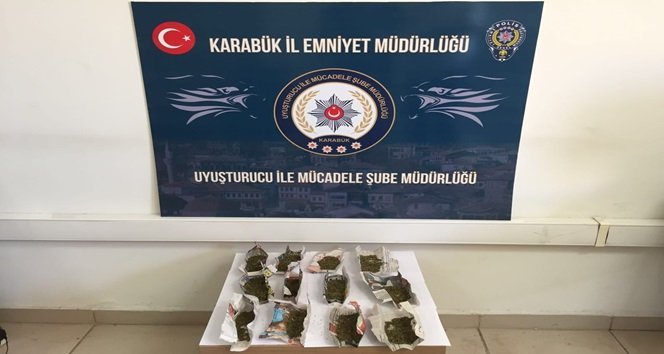 Uyuşturucuyu belediyeye ait araziye gizlediler