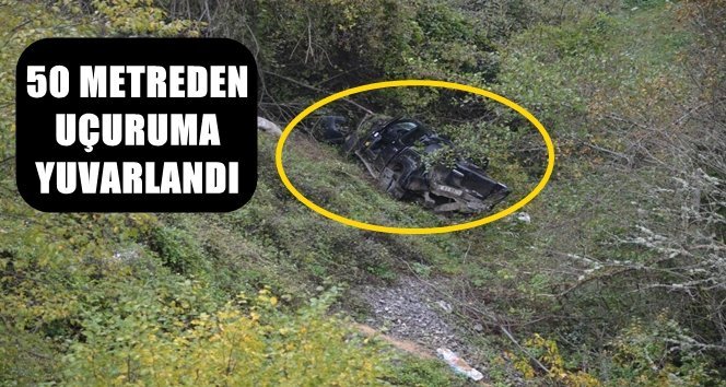 Şarampole yuvarlanan kamyonetin sürücüsü hayatını kaybetti