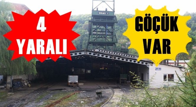 Maden ocağında iş kazası; 4 yaralı…