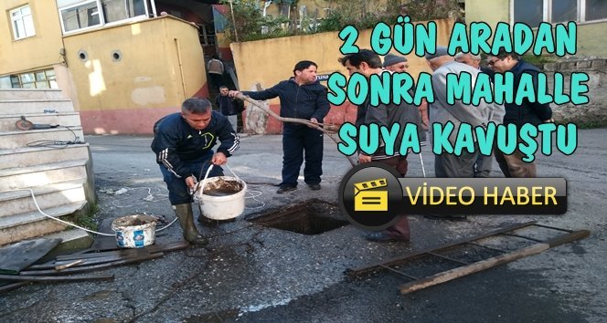 Türkali’de Merkez Mahallesi Suyuna Kavuştu