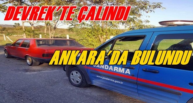 Evinin Önünden Çalınan Otomobil Bulundu