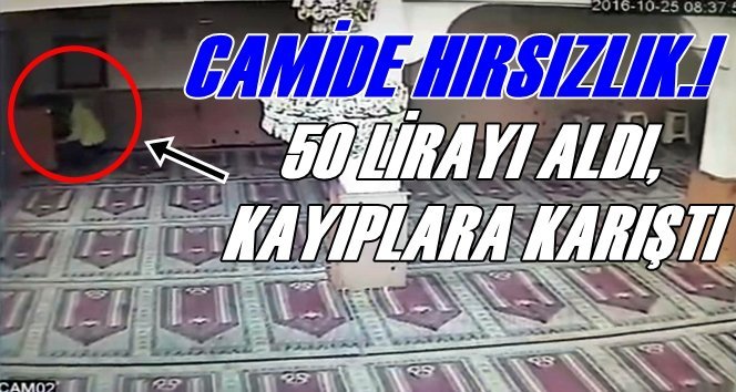 Hırsız Yardım Kutusundaki Parayı Çaldı