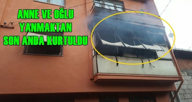 Karabük’te Soba Yangını