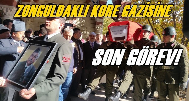Kore Gazisi Son Yolculuğuna Uğurlandı