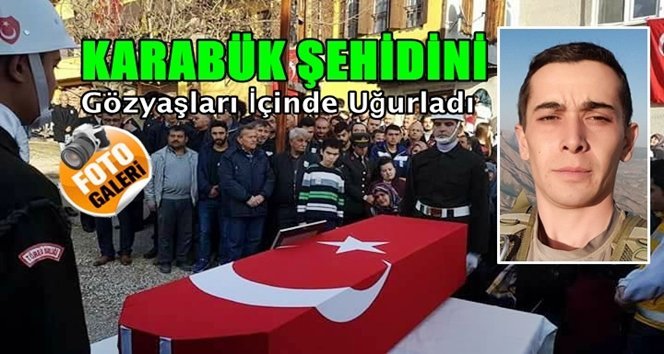 Şehit Askeri Binler Uğurladı