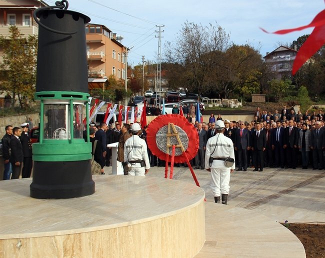 EREĞLİ İLÇESİNDE KÖMÜRÜN BULUNUŞU VE UZUN MEHMET'İ ANMA GÜNÜ NEDENİYLE TÖREN DÜZENLENDİ. (VEDAT KILIÇ/ZONGULDAK-İHA)