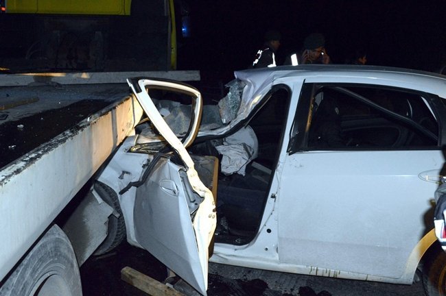 KAZA YAPAN ARAÇ KURTARICININ ALTINA GİRDİ. (VEDAT YUNUS İKİZOĞLU/KASTAMONU-İHA)