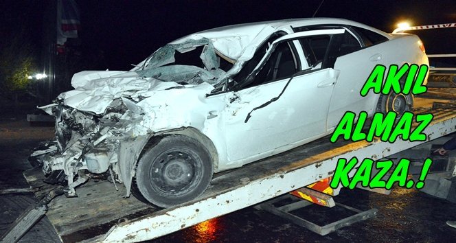 Kurtarıcı İle Otomobil Çarpıştı