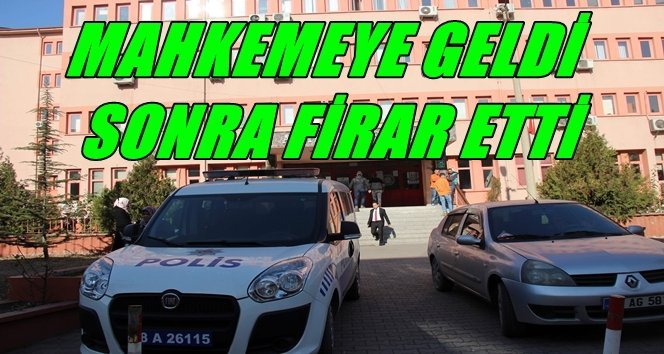 Tutuklu Firar Etti; Aranıyor.!