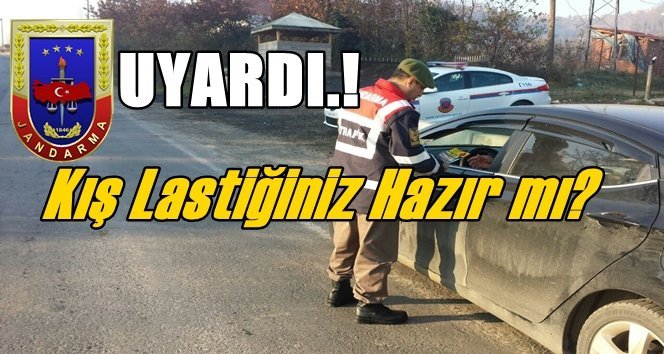 Sürücülere ‘Kış’ Uyarısı