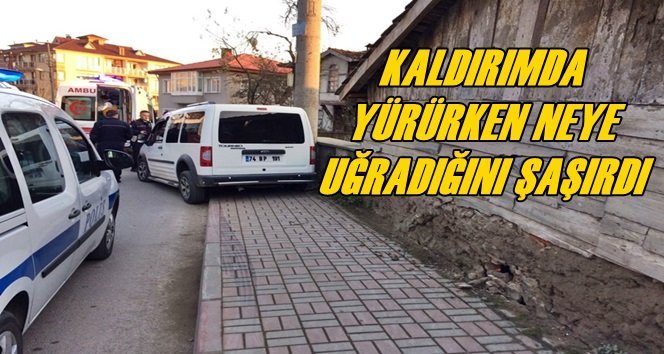 Yürürken Araba Çarptı