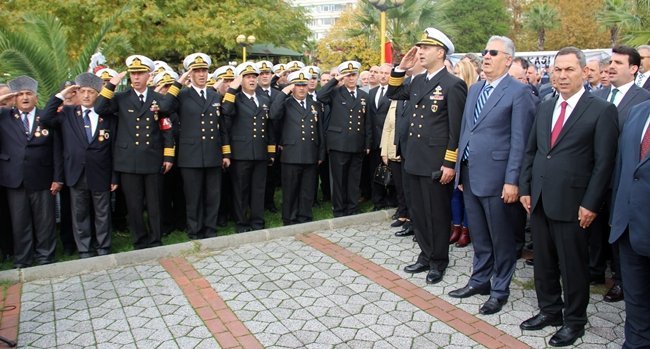 KDZ. EREĞLİ İLÇESİNDE SARIKAMIŞ DENİZ ŞEHİTLERİ İÇİN ANMA TÖRENİ DÜZENLENDİ. (VEDAT KILIÇ/ZONGULDAK-İHA)