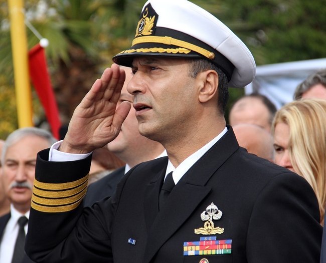 SARIKAMIŞ DENİZ ŞEHİTLERİNİ ANMA TÖRENİNE KARADENİZ BÖLGE KOMUTANI DENİZ KURMAY ALBAY AYKUT MANİOĞLU'DA KATILDI. (VEDAT KILIÇ/ZONGULDAK-İHA)