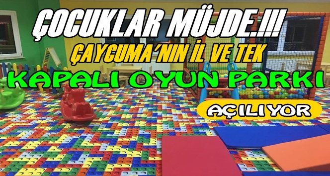 Miniklere Müjde.! Artık Kapalı Oyun Parkınız Var