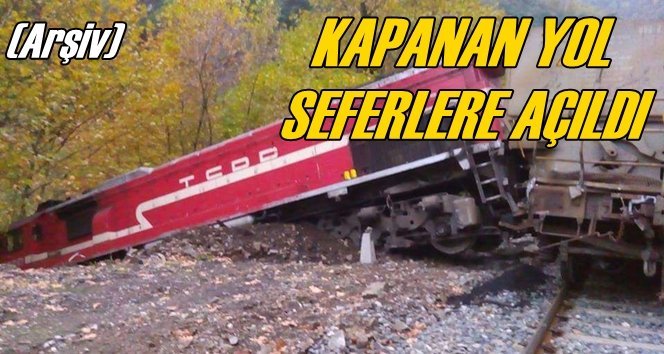 Kapanan Demiryolu Yeniden Ulaşıma Açıldı