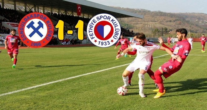 Stadı Onarımda Olan Zonguldakspor Devrek’ten 1 Puanla Döndü