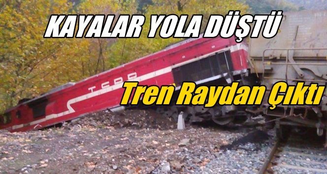 Yük Treni Raylardan Çıktı