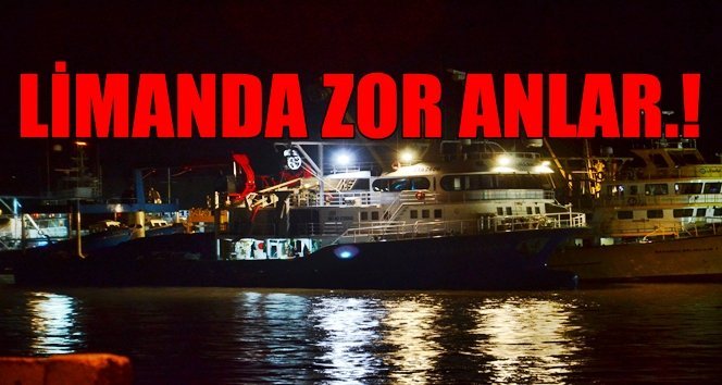 Teknede Yangın Çıktı