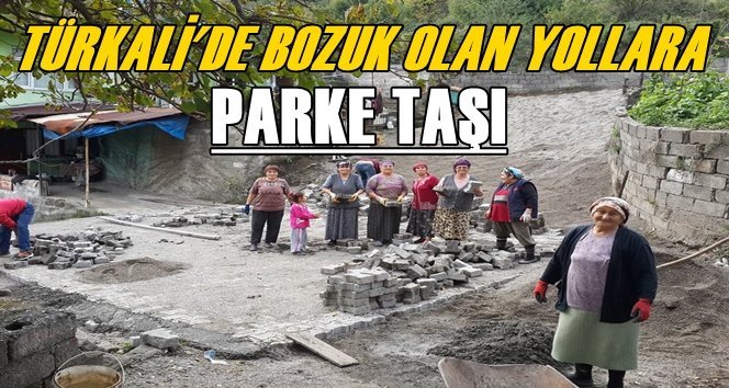 Yollar parkelendi