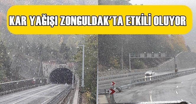Dikkat Kar Zonguldak’a Girdi.!