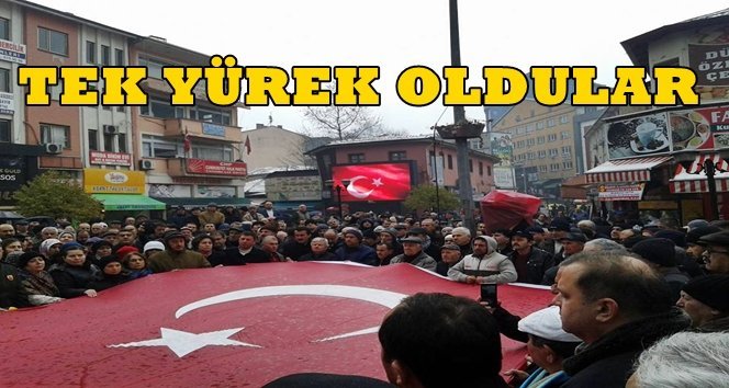 Çaycuma teröre tek yumruk oldu