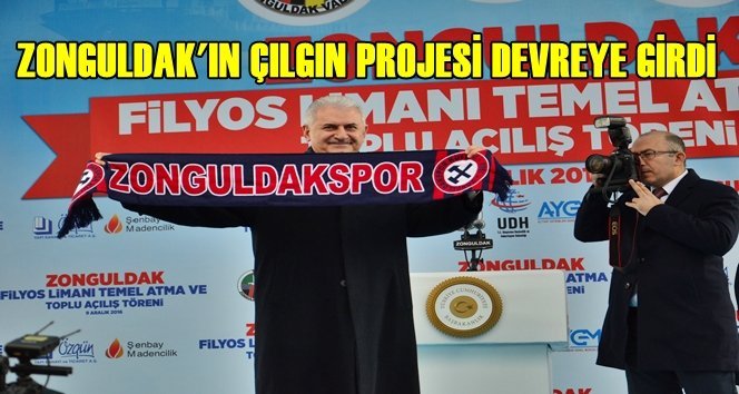 Yıldırım, Zonguldak’ta Filyos Liman İnşaatının Temelini Attı