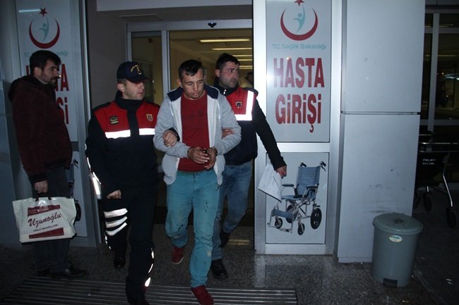 ÖMER KESİN, HASTANEDE SAĞLIK KONTROLÜNDEN GEÇİRİLDİ. (VEDAT KILIÇ/ZONGULDAK-İHA)