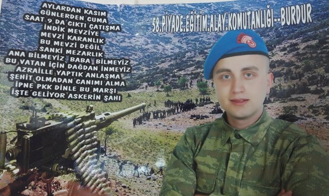 PİYADE KOMANDO ER KENAN DÖNGEL'İN ŞEHİTLER İÇİN ŞİİR YAZDIĞI ORTAYA ÇIKTI. (ONUR ALTINDAĞ - VEDAT KILIÇ/ZONGULDAK-İHA)