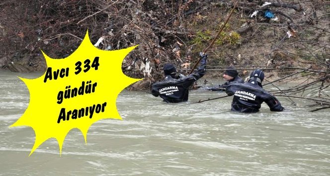 Kaybolan avcıyı arama çalışmaları sürüyor