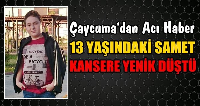 Ortaokul Öğrencisi Hayatını Kaybetti