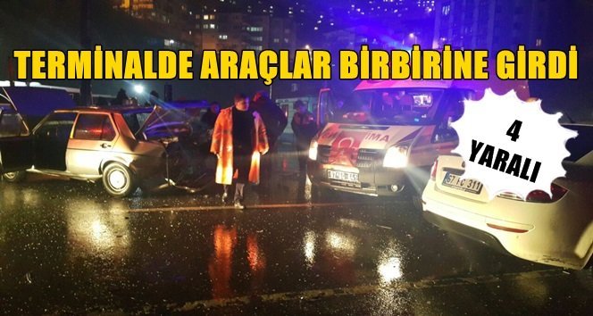 Zonguldak’ta Trafik Kazası; 4 Yaralı