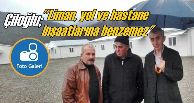 Çiloğlu, Filyos Liman inşaat alanını gezdi, teşekkür etti