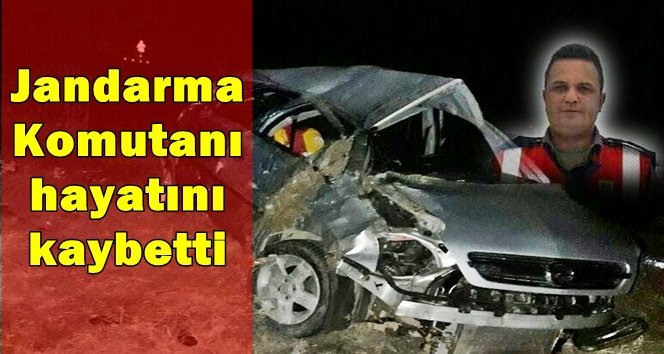 Acı haber geldi.! Komutan kaza yaptı