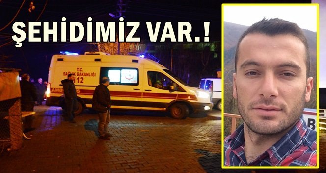 El-Bab şehidinin Zonguldak’taki baba ocağına ateş düştü