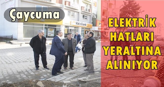 Ana caddelerde hatlar artık yeraltında