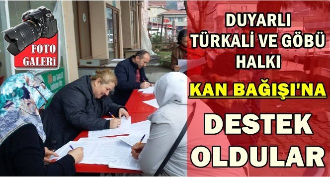 Kilimli’de Türkali ve Göbülü vatandaşlar kan verdi