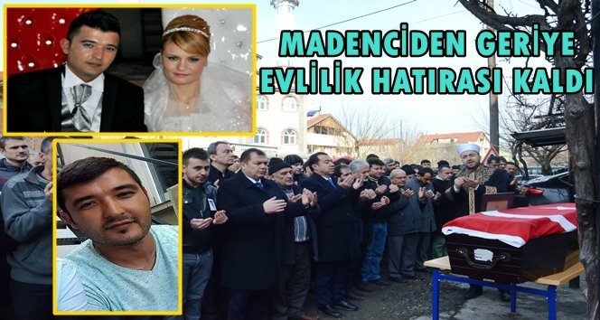 Maden işçisi son yolculuğuna uğurlandı