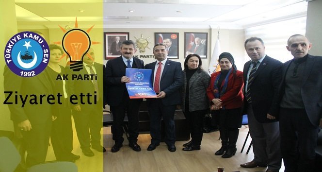 Bacıoğlu ve yönetimi Ak Parti’yi ziyaret etti