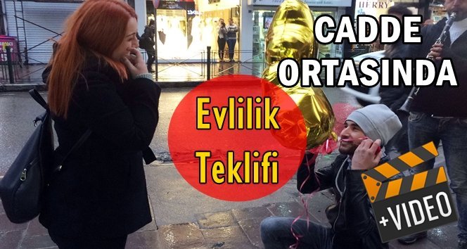 Sürpriz bir evlenme teklifi